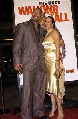 Dwayne "The Rock" Johnson and wife Dany at the LA premiere of MGM's Walking Tall
