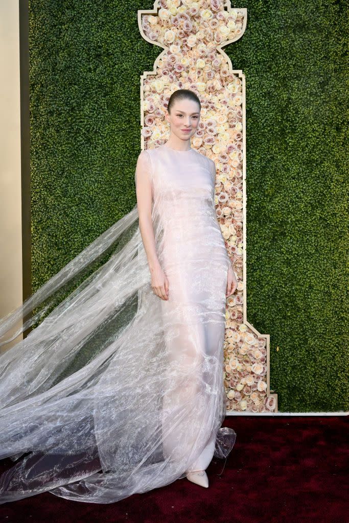 81st golden globe awards arrivals hunter schafer