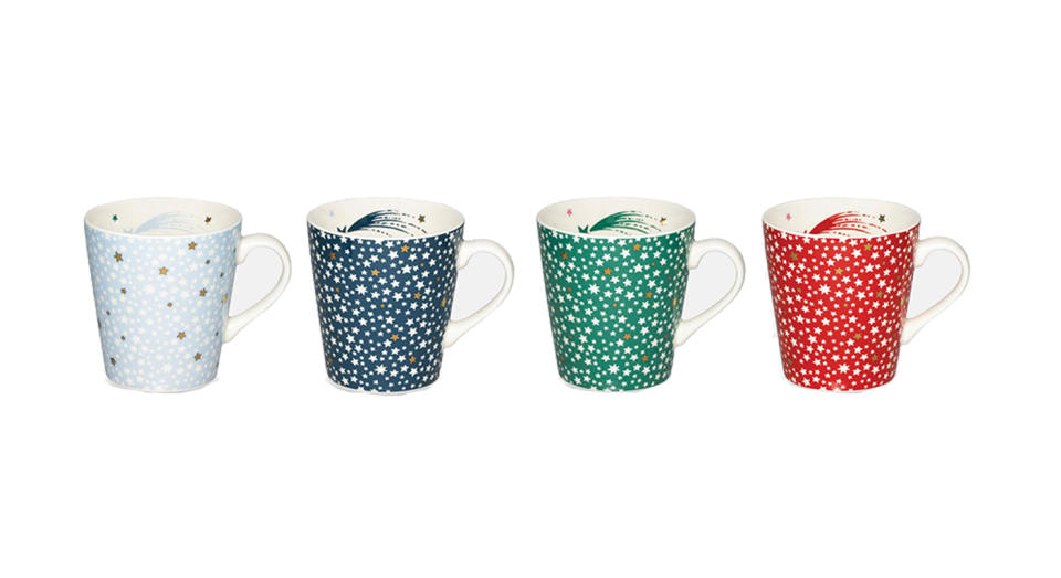 Festive Stars Mini Stanley Mugs Box of 4