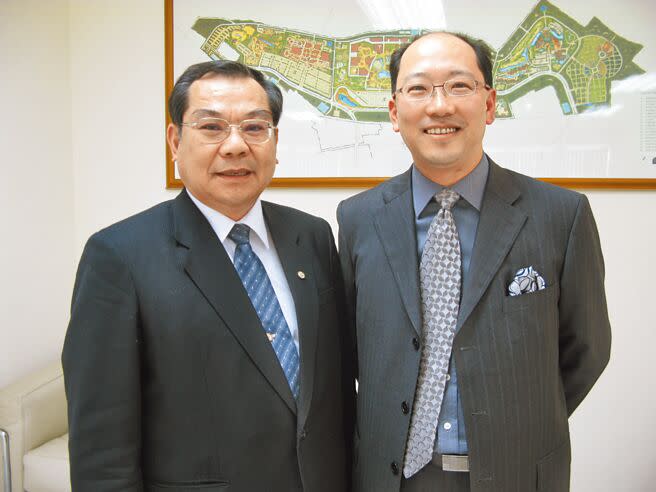 吳寶田（左）與陳志鴻是彼此事業上的最佳夥伴。（資料照片）