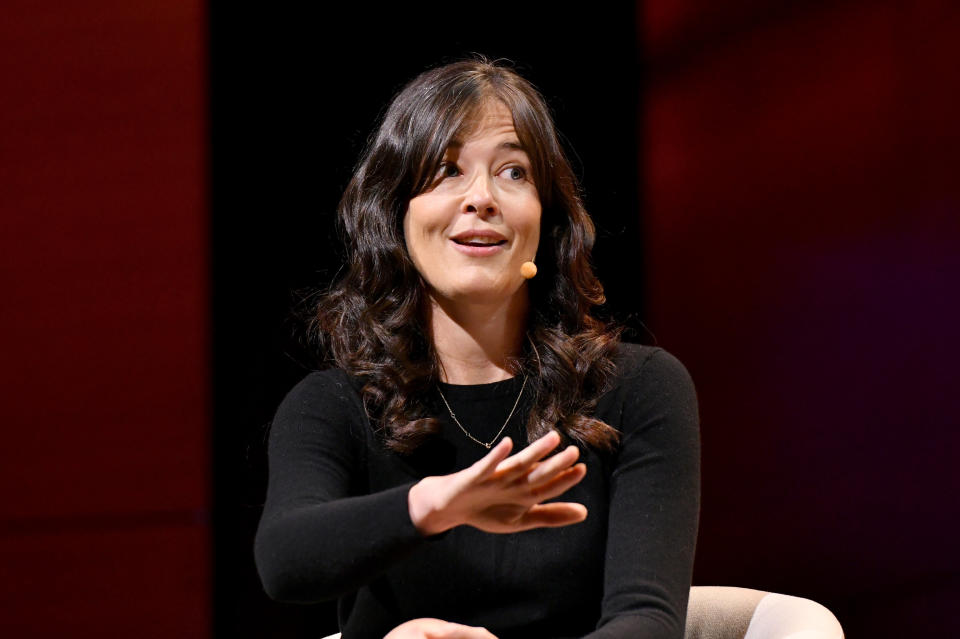 Megan Twohey speaks onstage during the #MeToo&hellip;Two Years Later panel at the 2019 Glamour Women Of The Year Summit in New York City. (Photo: Craig Barritt/Getty Images for Glamour)