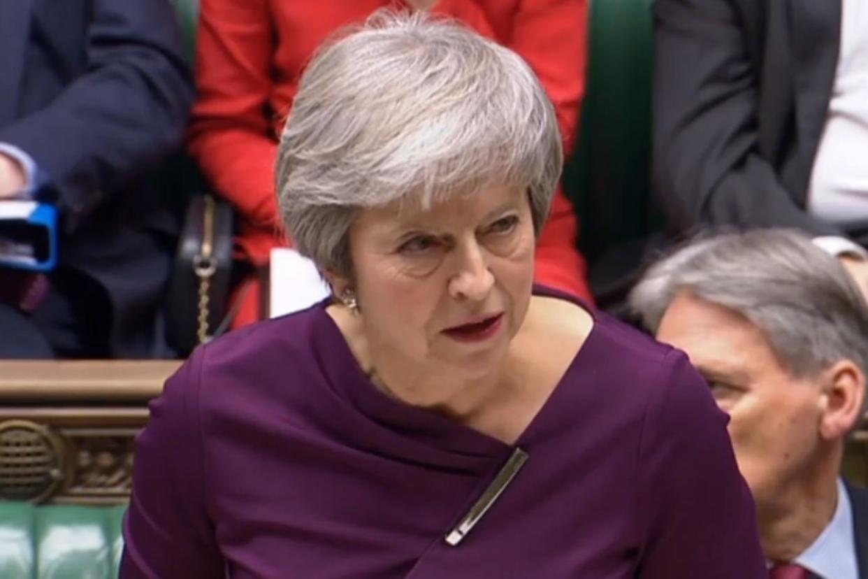 Theresa May is due to kick off the marathon five-day debate on the Brexit deal on Tuesday: PA