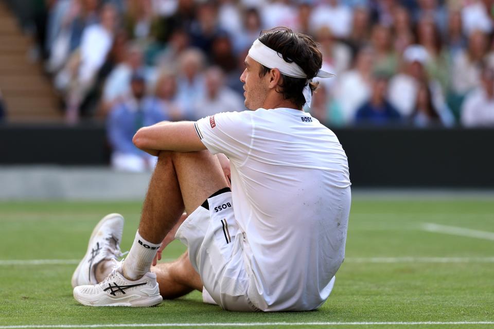 Taylor Fritz fell to give Lorenzo Musetti two match points (Getty Images)