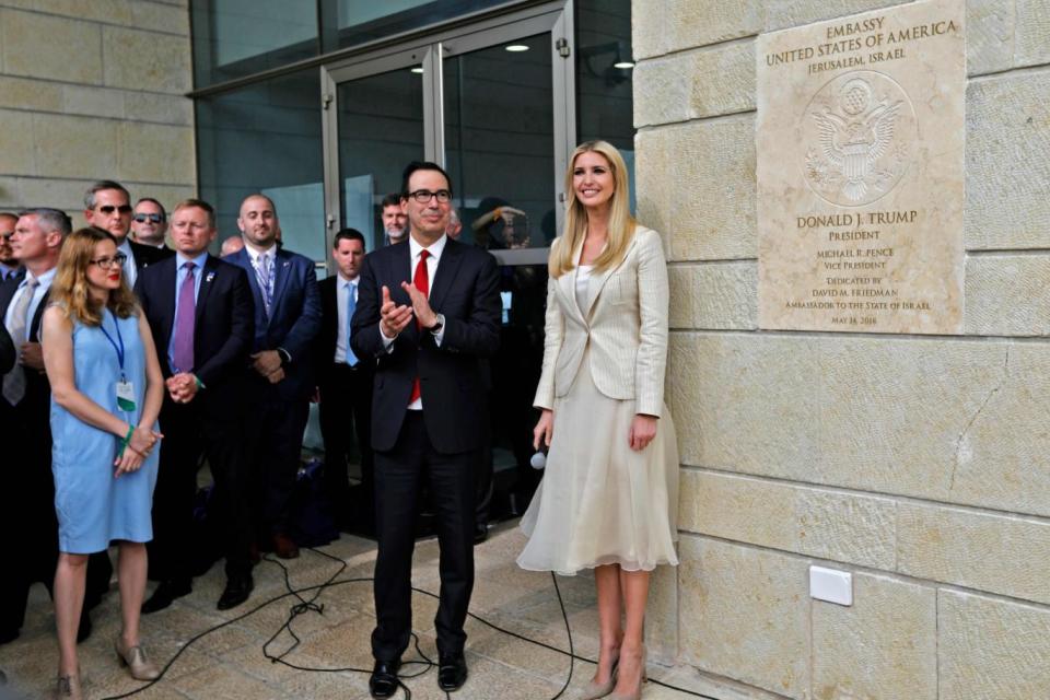 Ivanka Trump was at a ceremony just 50 miles from the protests