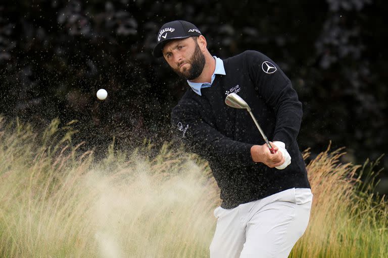 Jon Rahm tuvo un gran sábado, pero no le alcanzó para ser el líder, porque cometió un doble bogey en el hoyo 18.