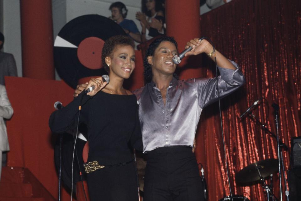 Whitney Houston und Jermaine Jackson