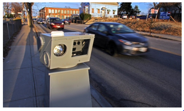 A speed camera in Providence in 2019.