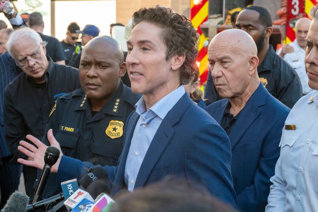 <p>Kirk Sides/Houston Chronicle via Getty</p> Joel Osteen