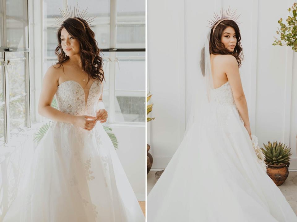 stephanie wedding dress