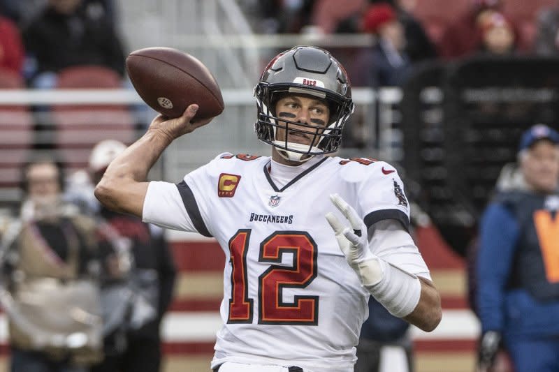 Tom Brady and the Tampa Bay Buccaneers play the San Francisco 49ers in December. File Photo by Terry Schmitt/UPI