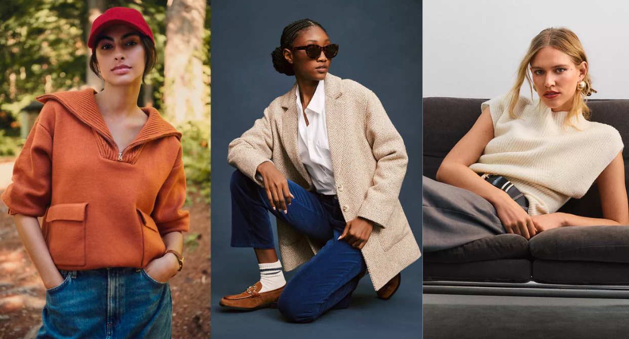 Anthropologie has tons of fall styles on sale. Images via Anthropologie. 