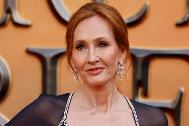 <p>TOLGA AKMEN/AFP via Getty Images</p> J.K. Rowling