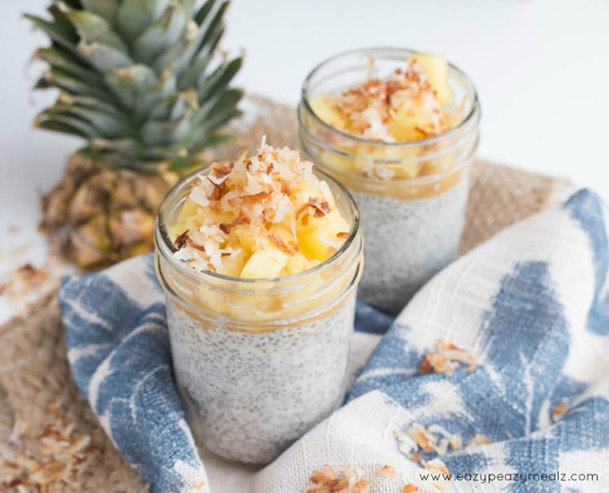 Piña Colada Chia Pudding from Eazy Peazy Mealz