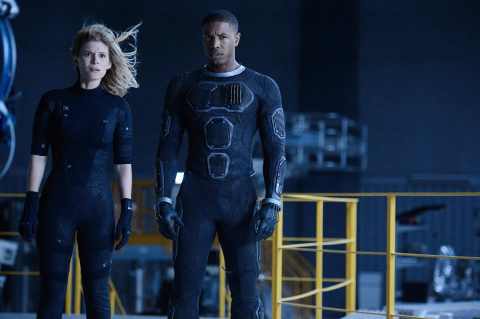 Mara and Michael B. Jordan in 'Fantastic Four' (Photo: Ben Rothstein/20th Century Fox Film Corp./Courtesy Everett Collection