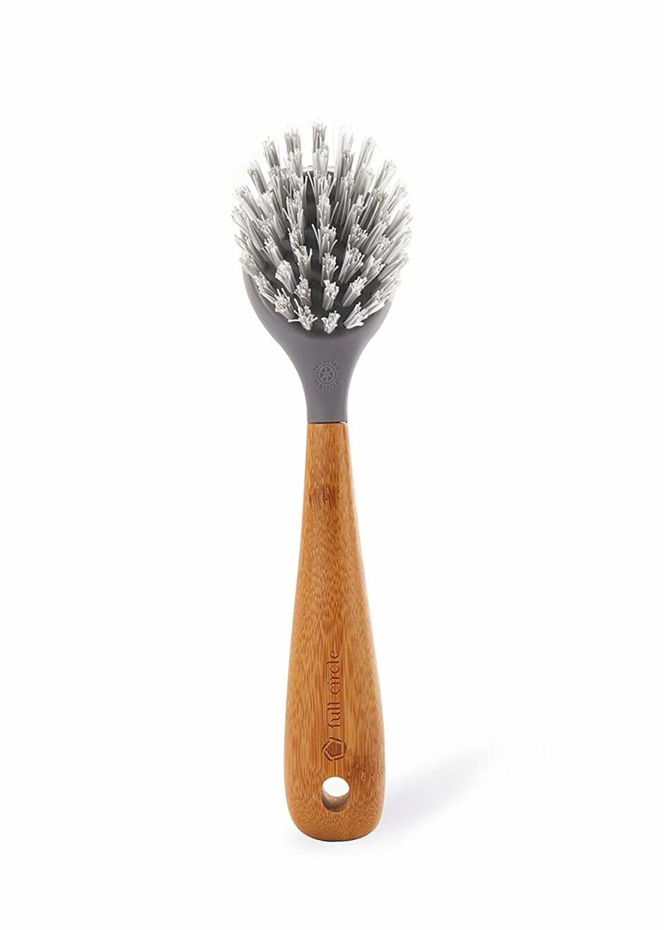 how to clean cast iron brush