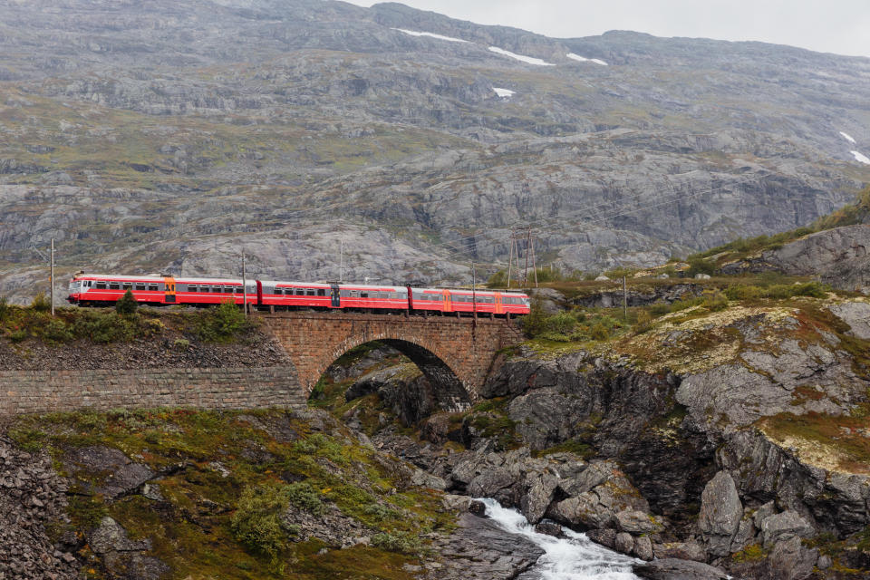 Bergen Railway between Oslo and Bergen, Norway