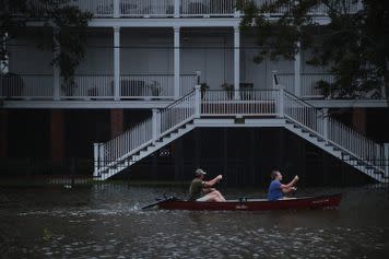 Hurricane Barry photos show an otherworldly city, deep under water