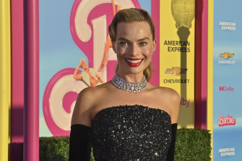 Margot Robbie and "Barbie" are nominated at the Critics Choice Awards. File Photo by Jim Ruymen/UPI