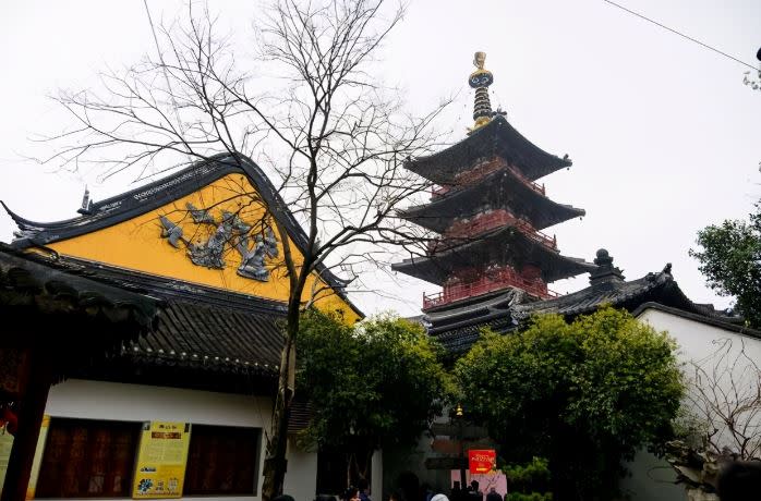 姑蘇城外寒山寺。（圖／翻攝自百度百科）