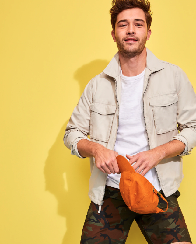 Twill Utility Zip Jacket. Image via Old Navy.