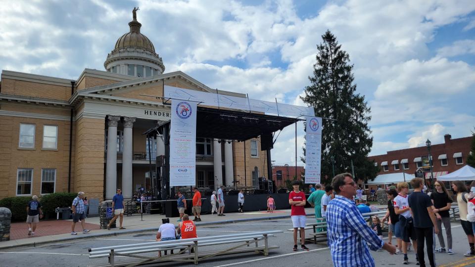 Scenes from the opening day of the 2022 N.C. Apple Festival in downtown Hendersonville.