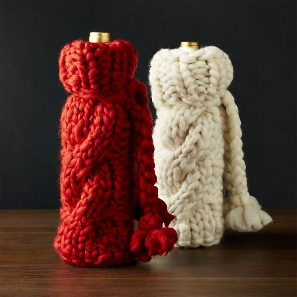 COZY KNIT WINE BAG