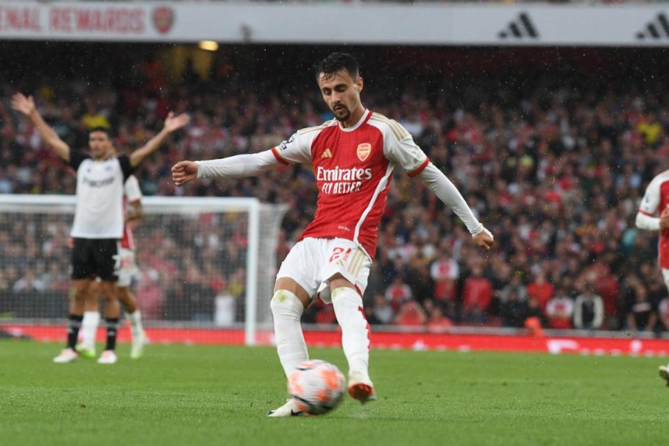 Fabio Vieira was forced to undergo knee injury (Arsenal FC via Getty Images)