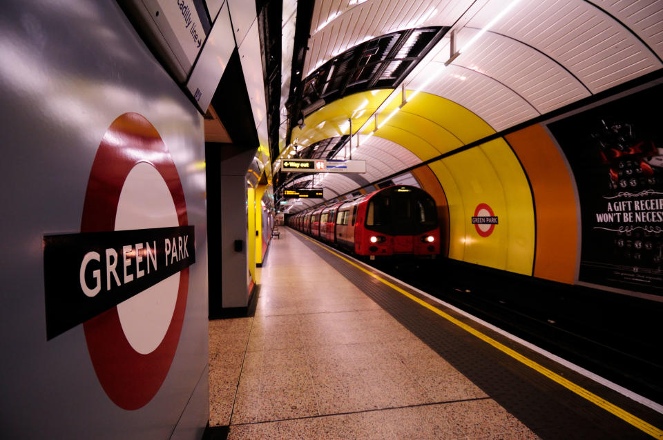 Green Park Underground Tube Station