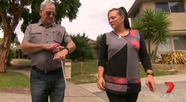 Mick and his daughter Hollie. Photo: 7 News