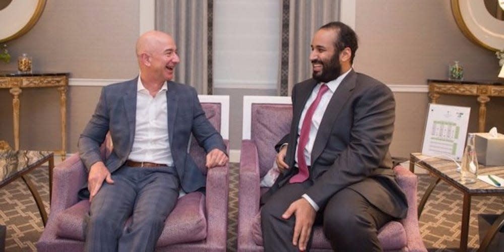 Jeff Bezos Mohammad bin Salman