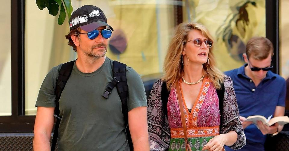 Bradley Cooper Makes a Rare Appearance Post Split with Friend Laura Dern in New York City