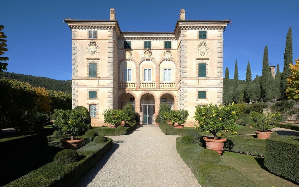 Villa Cetinale ,a Baroque, 17th-century country house originally built for Pope Alexander VII, sits eight miles west of Siena - getty