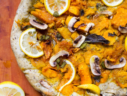 Vegan Pumpkin Pizza