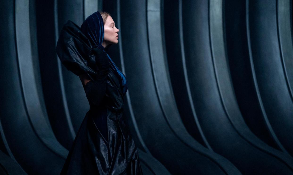 <span>‘The Bene Gesserit can kill with their voices.’ Léa Seydoux in a scene from Dune: Part Two – and the series that has inspired countless musicians.</span><span>Photograph: Niko Tavernise/AP</span>