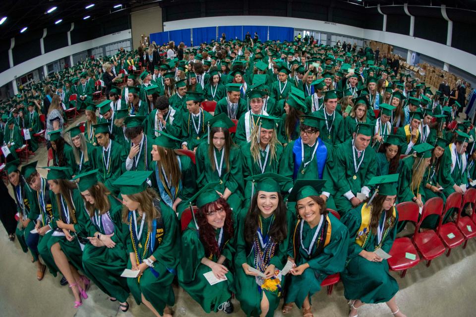 Jupiter High School Class of 2022 graduation at the South Florida Fairgrounds on May 19, 2022. 