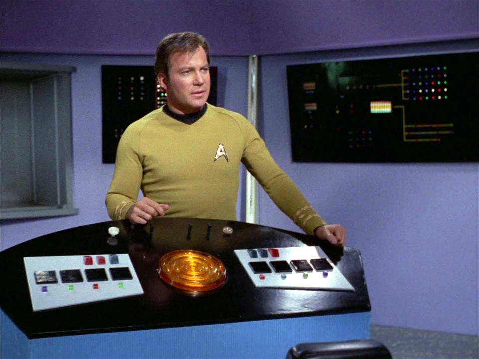 LOS ANGELES - JANUARY 3: William Shatner as Captain James T. Kirk on the Star Trek: The Original Series episode, 