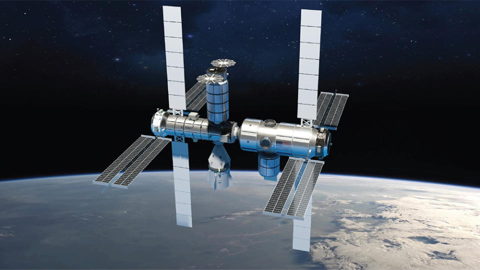 Northrop Grumman’s space station rendering