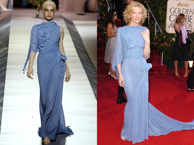 Jean Paul Gaultier Fall 2003 Haute Couture; Cate Blanchett in 2005