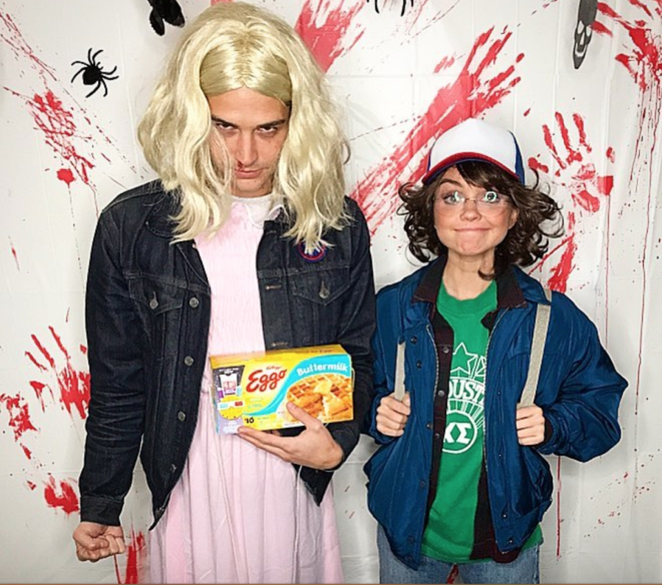 Wells Adams and Sarah Hyland - Eleven and Dustin from "Stranger Things"