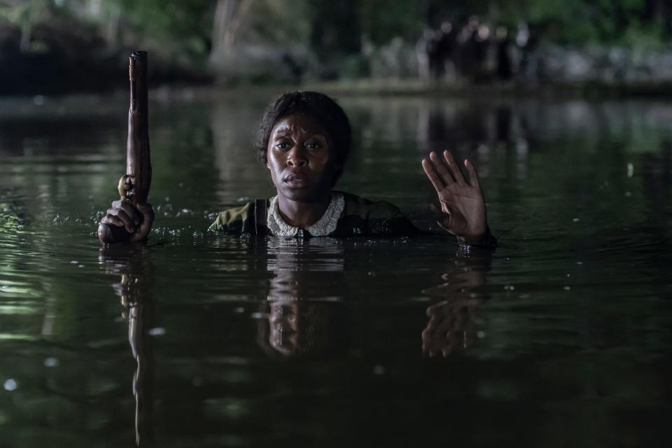 Cynthia Erivo stars as abolitionist Harriet Tubman in the biopic "Harriet."