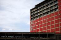 The library of the Central University of Venezuela (UCV) is seen in Caracas