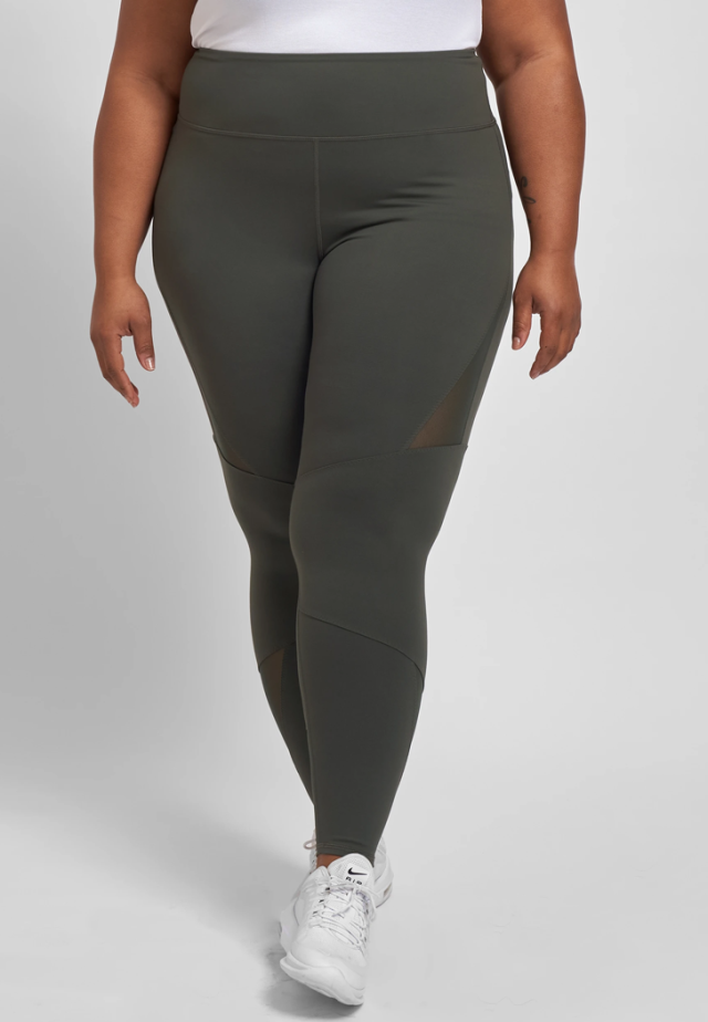 SKIMS Plus Size High Waisted 7/8 Legging, Grey, 3X