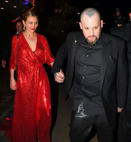 BG008/Bauer-Griffin/GC Images Cameron Diaz and Benji Madden