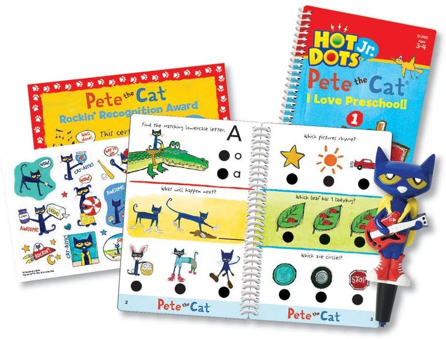 It contains 200+ interactive lessons in reading, math, science and social studies featuring Pete the Cat whose eyes light up different colors depending on if the questions were answered correctly (or not).<br /><br /><strong>Promising Review:</strong> "My 3.5-year-old loves Pete the Cat and we wanted to get her something that was a little more involved than just books. This is perfect for her. She loves doing the different activity cards. WE also like that it involves her favorite book character with something educational. She has always been advanced for her age and we have trouble finding things that challenge her but that is still doable and this was the perfect solution for us. She likes that she feels independent doing it (we still have to read her the directions on the cards)." &mdash; <a href="https://www.amazon.com/gp/customer-reviews/R2HLDZZZ36BLWQ?&amp;linkCode=ll2&amp;tag=huffpost-bfsyndication-20&amp;linkId=135d9336e3d73a0002390a0e89d22aa5&amp;language=en_US&amp;ref_=as_li_ss_tl" target="_blank" rel="noopener noreferrer">Amanda G</a><br /><br /><i>For ages 3+ years<br /><br /></i><strong><a href="https://www.amazon.com/dp/B0106EGBFC?&amp;linkCode=ll1&amp;tag=huffpost-bfsyndication-20&amp;linkId=a0349e7bb59da800984dca7f9bfa35d4&amp;language=en_US&amp;ref_=as_li_ss_tl" target="_blank" rel="noopener noreferrer">Get it from Amazon for $27.99.</a></strong>