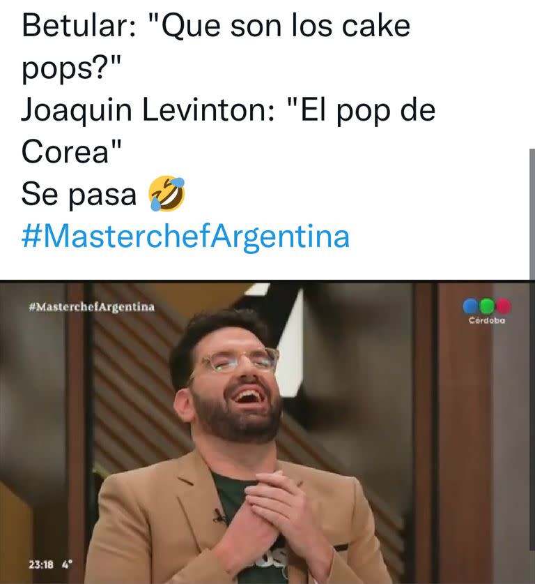 Las divertidas reacciones por el comentario que hizo Joaquín Levinton