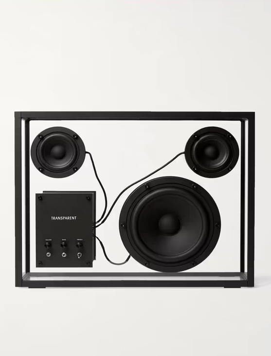 <p><strong>Transparent Speaker</strong></p><p>mrporter.com</p><p><strong>$1100.00</strong></p><p><a href="https://go.redirectingat.com?id=74968X1596630&url=https%3A%2F%2Fwww.mrporter.com%2Fen-us%2Fmens%2Fproduct%2Ftransparent-speaker%2Flifestyle%2Fspeakers%2Ftransparent-speaker%2F25458910981460198&sref=https%3A%2F%2Fwww.harpersbazaar.com%2Ffashion%2Ftrends%2Fg4473%2Fmens-holiday-gift-guide%2F" rel="nofollow noopener" target="_blank" data-ylk="slk:Shop Now;elm:context_link;itc:0;sec:content-canvas" class="link ">Shop Now</a></p><p>Music like never before.</p>