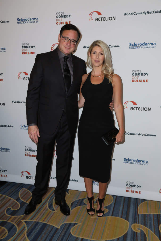 Saget and Rizzo at ‘Bob Saget’s ‘Cool Comedy, Hot Cuisine’ fundraiser in June 2017. - Credit: SplashNews.com