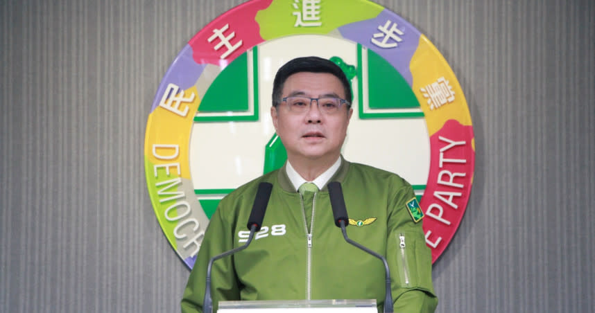 民進黨主席卓榮泰強調執政三年來的經濟表現，要求黨員全面擴大宣傳政續。（圖／民進黨提供）