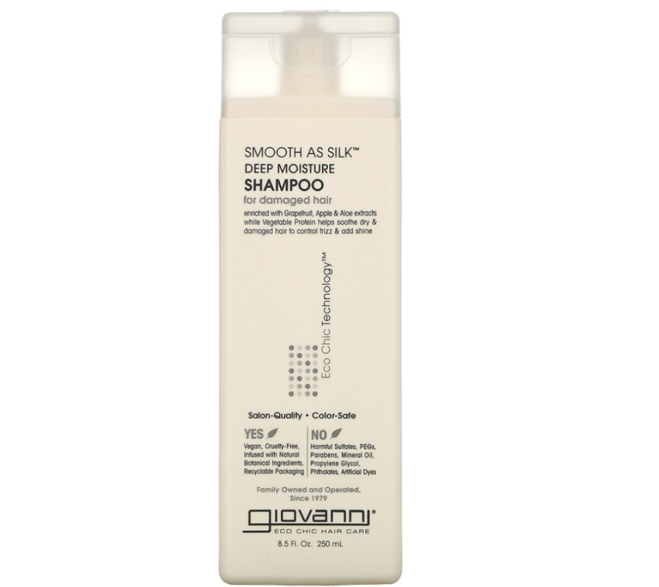 Smooth As Silk, Deep Moisture Shampoo, For Damaged Hair, 250ml. PHOTO: iHerb