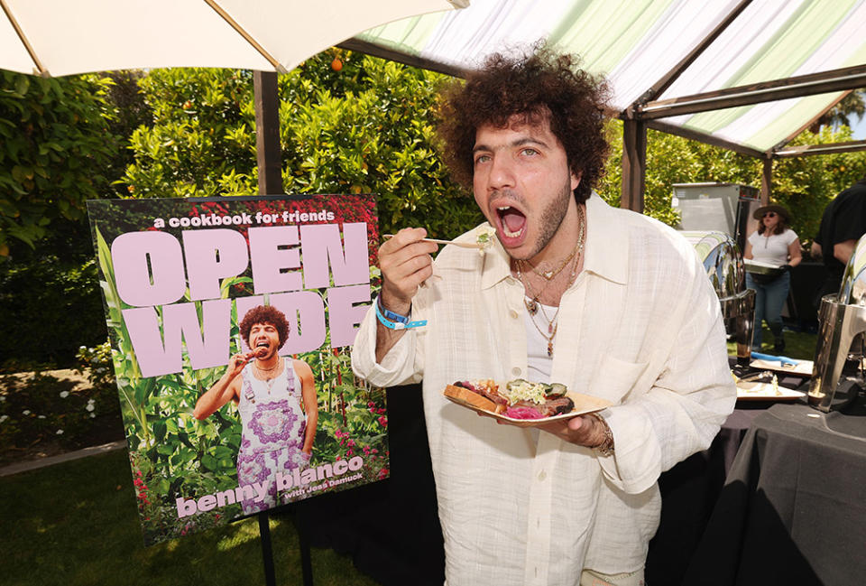 Benny Blanco at the Interscope and Capitol Records Coachella Party on April 13, 2024 in Palm Springs, California